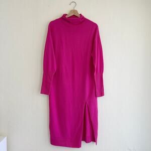 Wilfred Aritzia Cyprie Turtleneck Merino Wool Midi Slit Sweater Dress XS